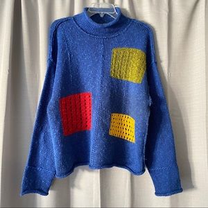 Vintage Turtleneck Oversized Sweater Liz Claiborne